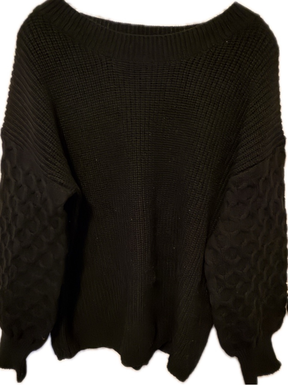 PrettyGarden Black Sweater nwot